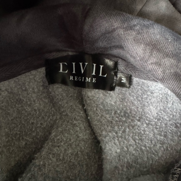 Civil Regime Tie-Dye Hoodie with Floral Accents - Picture 4 of 4